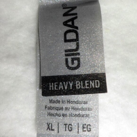 Gildan Alpha Chi Omega Yellow Smiley Face White Sweatshirt - Picture 5 of 5